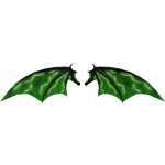 Green Lighting Wings