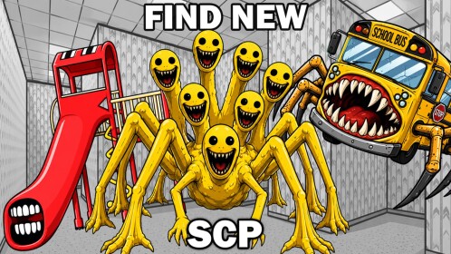 🤩NEW Find The SCP Backrooms Rainbow Morphs
