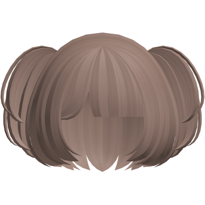 🐾 sweet mini fluffy layered moe pigtails brown