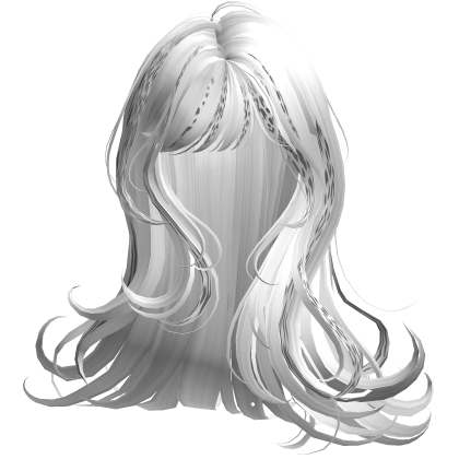 Silky Long Angelic Swirly Hair (Snow Leopard)