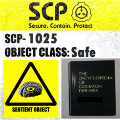 SCP-1025 Sign Roblox decal