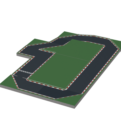 Race track for go-karts