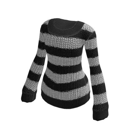 🤍 Chonkey Knit Sweater Dress Black and White