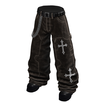 Brown Gothic Carpenter Jeans thumbnail