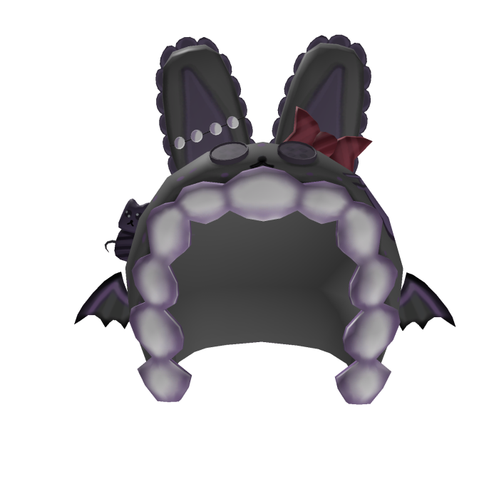 [GOTHIC] Bat Bunny Hood 🦇💜