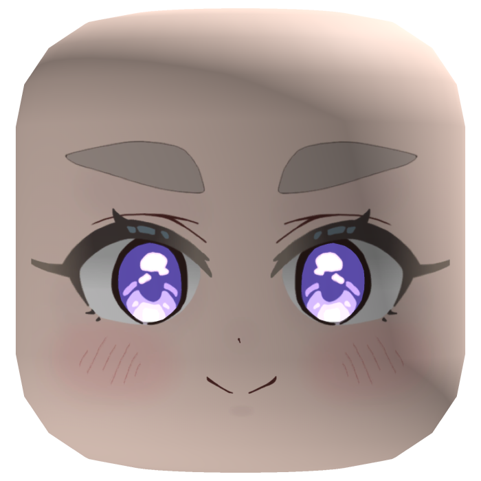 Purple Eyes Face