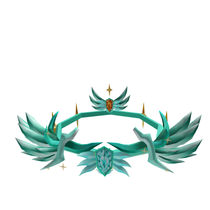 Divine Winged Halo (Cyan Blue)