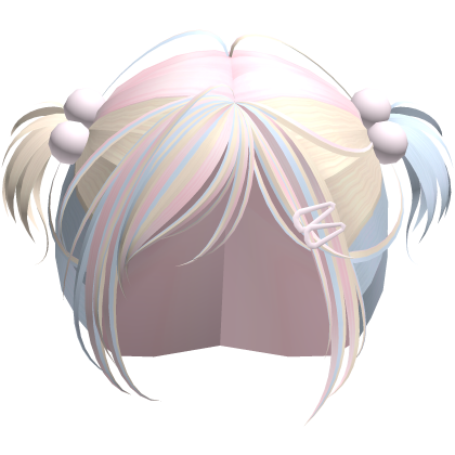 ♡ : free small confetti short pigtails thumbnail