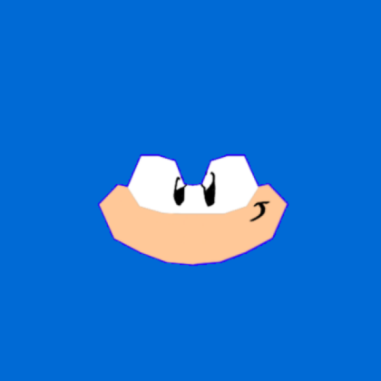 CD classic sonic face Roblox decal