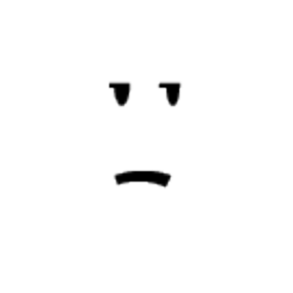 ¬_¬ face Roblox decal