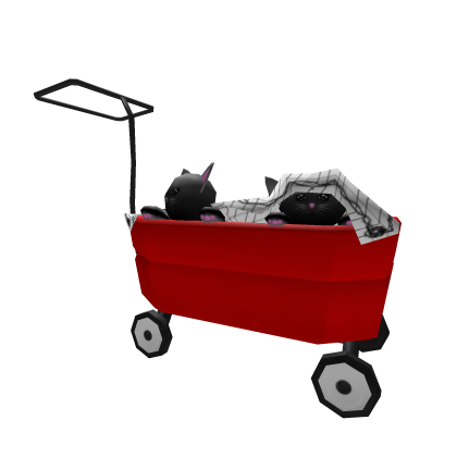 Red Wagon of Kittens