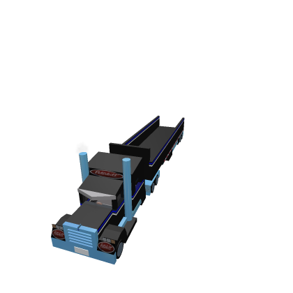 Peterbilt 1997 (semi-truck) with flat platform :D
