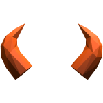 Orange Gem Horns