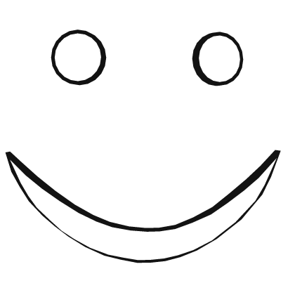 😊 Inverted Smile Face (3D) 😊 Roblox item