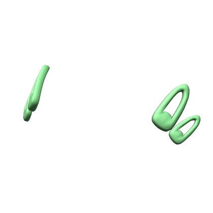 Green Double Clip Hairpins thumbnail