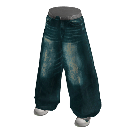 Teal Wash Jeans