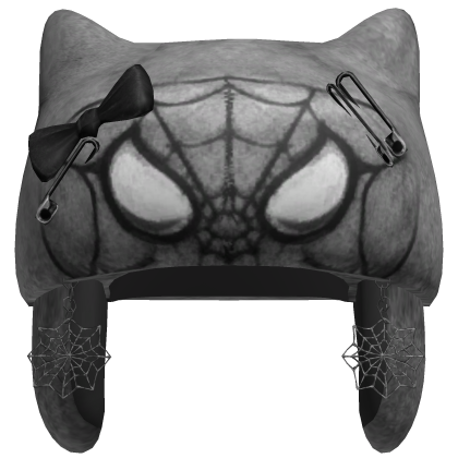 Grey Gothic Spiderman Ushanka