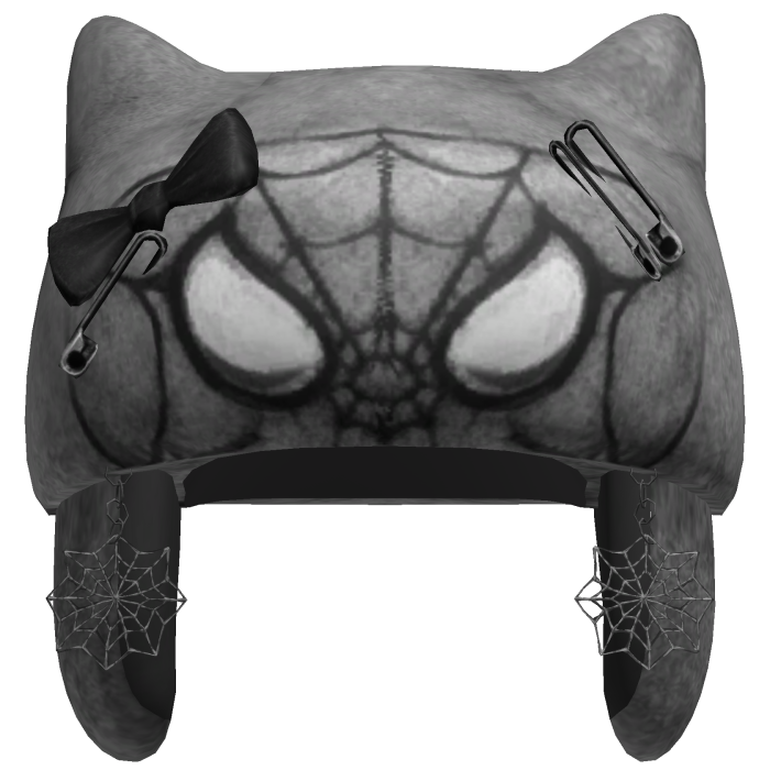 Grey Gothic Spiderman Ushanka