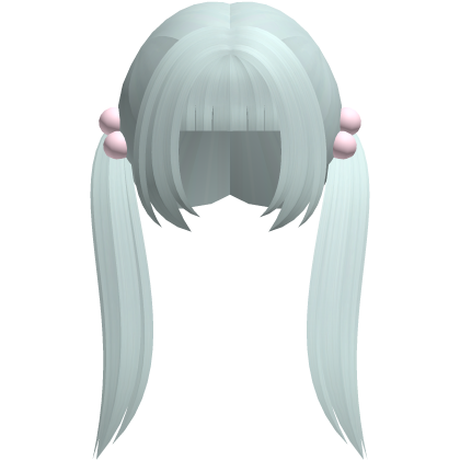 teal black alt moe straight bobble pigtails