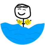 Swimming Stickman