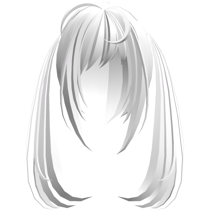 thick messy anime moe pigtails white