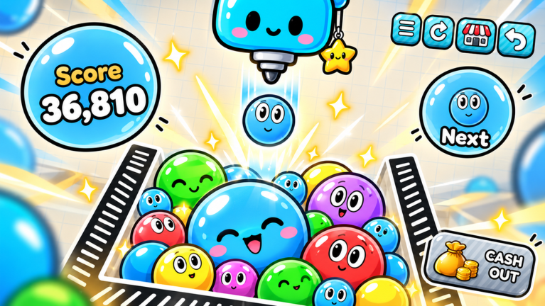New thumbnail of Drop and Merge Balls [ASMR]