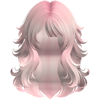 Chibi Anime Fluffy Layered Hair (Pink) 