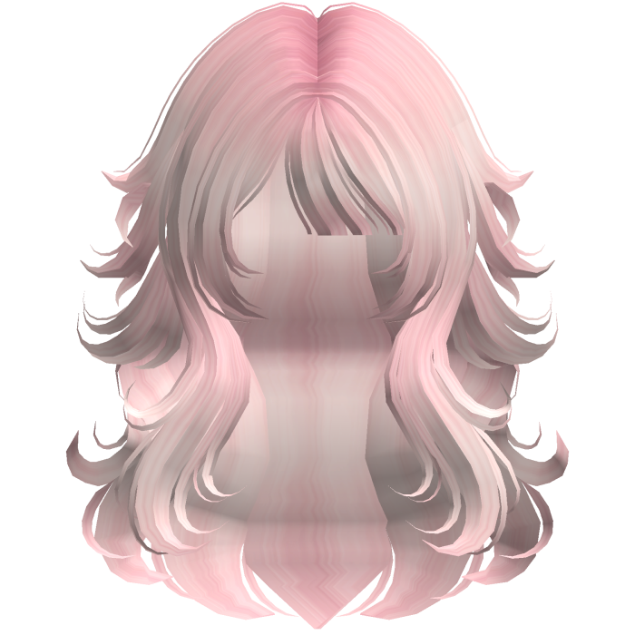 Chibi Anime Fluffy Layered Hair (Pink) 