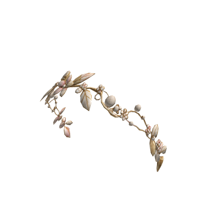 Golden Blush Floral Crown