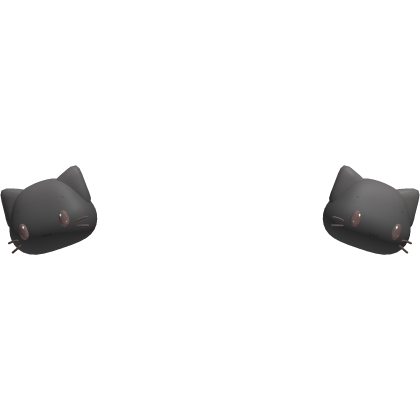 🍀 masyumaro kawaii neko bobbles black Roblox item