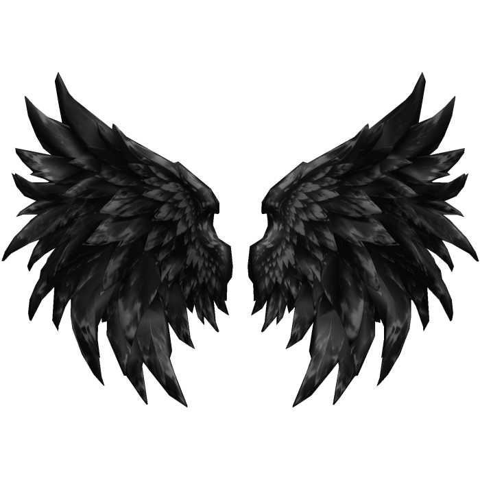 Big Black Celestial Vanguard Demon Wings