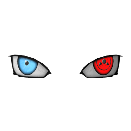 Glowing Uchi Clan Eyes Blue/Red