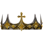 The Forsaken Gold Crossguard Crown