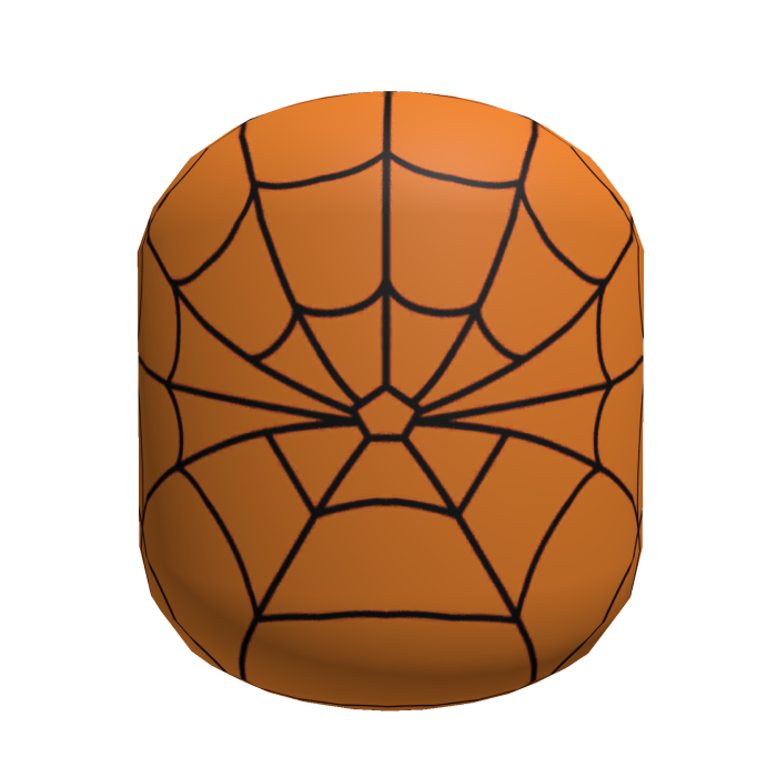Orange Spiderman Mask