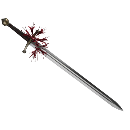 Red Spider Lily Japanese Sword