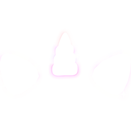 glowy unicorn horn with ears