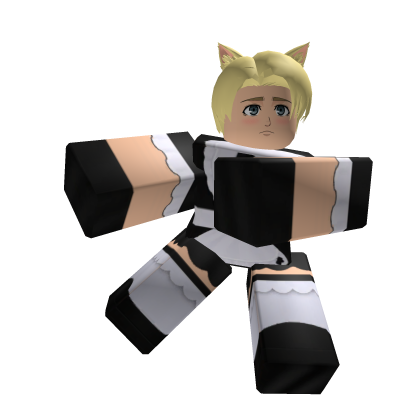 Armin Maid Cat Boy Back Companion