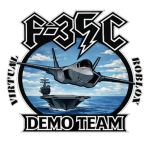 Virtual Roblox F-35C Demonstration Team