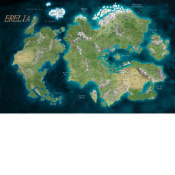 Erelia world map