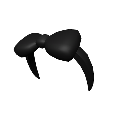 Black Bow-Headband