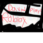 David plays roblox