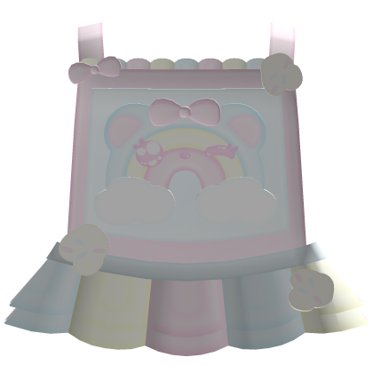 🧁: cutesi pastel rainbow funfetti overalls Roblox item