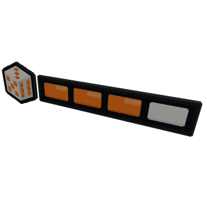 Diceopoly 8-Bit HP Bar Orange