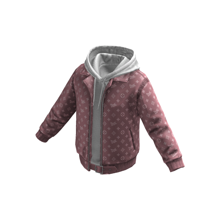 Pink D2K Jacket w/ Hoodie