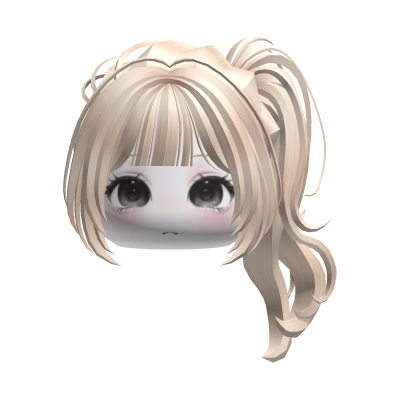 Moe Blonde Girl w Ponytail