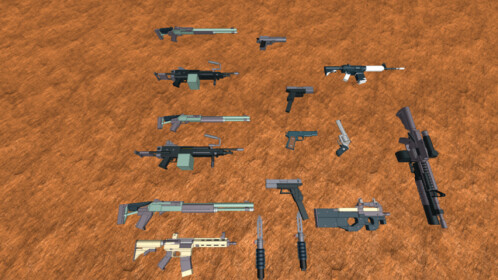(RM) Build a hideout and Gun fight!!