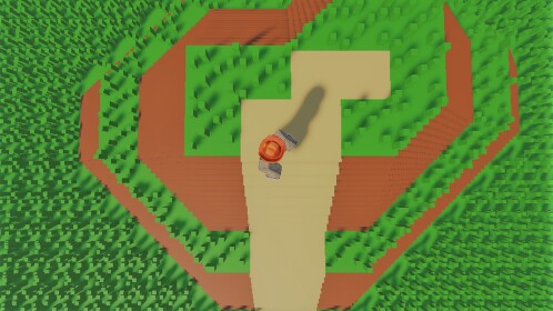 Basic Top-Down Voxel Game Concept