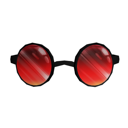 Steampunk goggles with glowing fire-effect lenses Roblox item