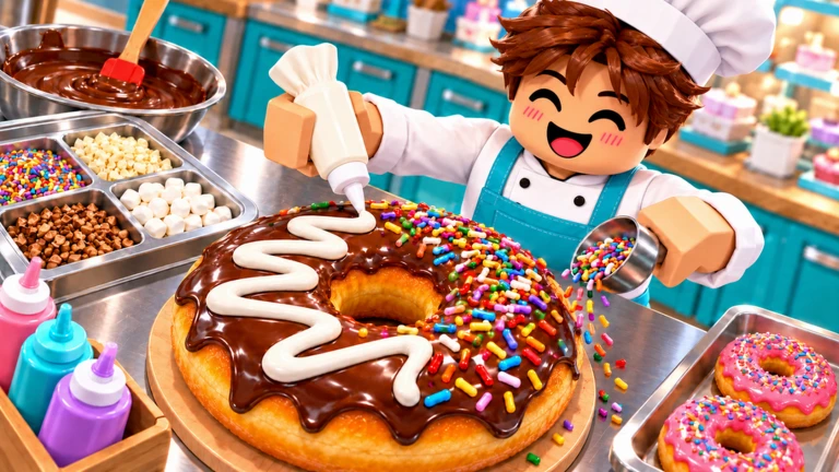 2 Player Donut Tycoon on Roblox, screenshot 2