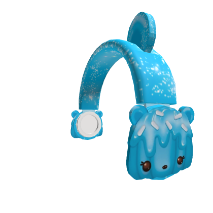 ♡ - kawaii cute blue raspberry num noms headphon